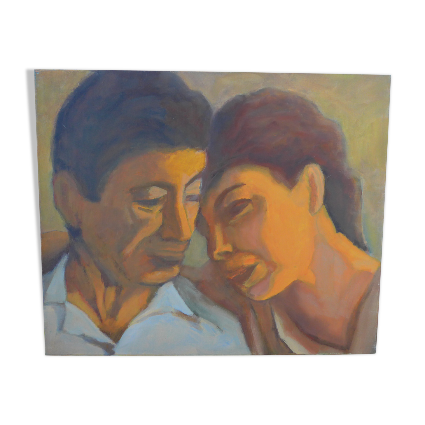 Canvas couple portrait