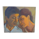 Canvas couple portrait