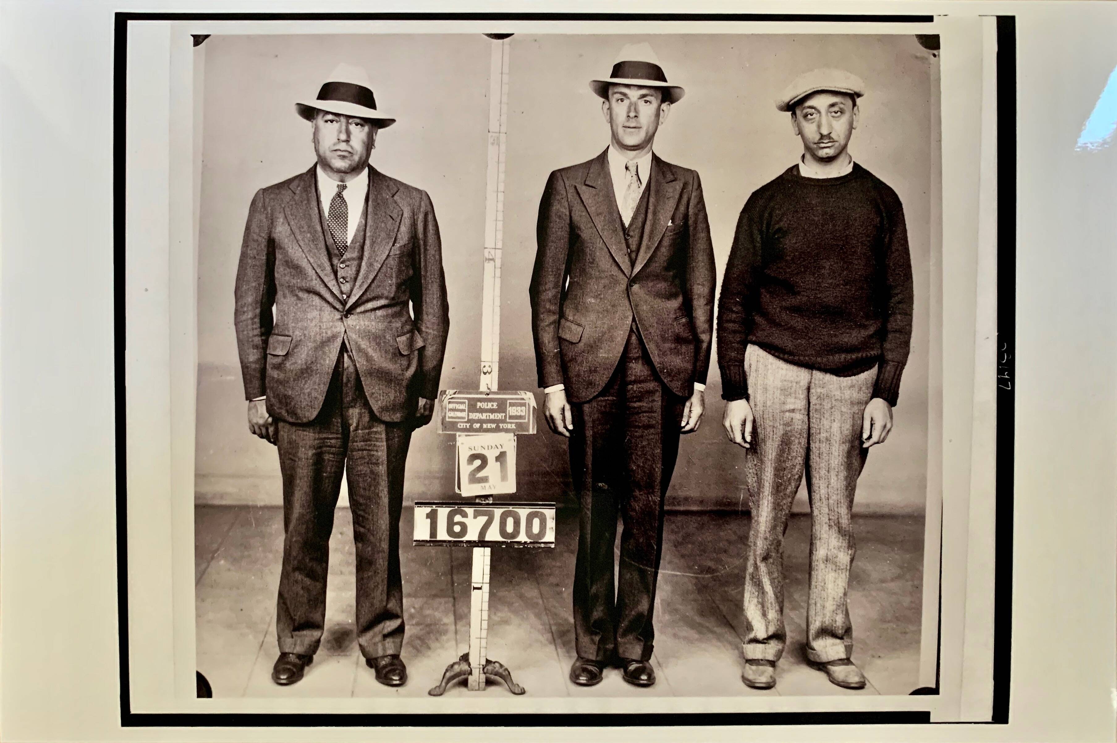 Gangsters of New York – 1933 Vintage black and white art photograph