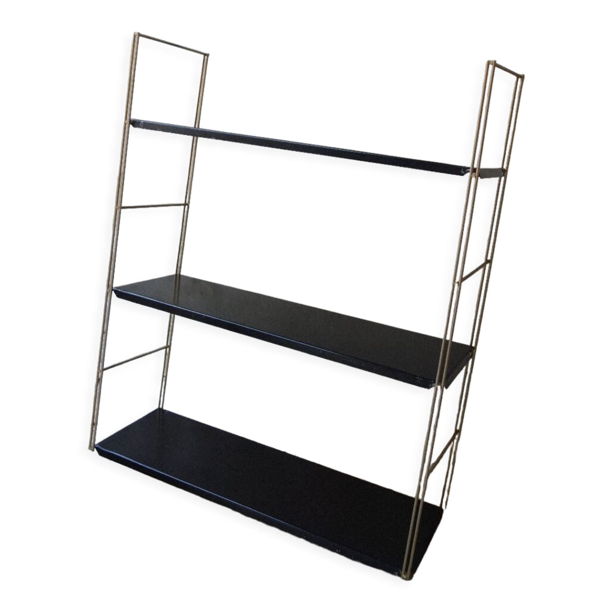 Golden wall string shelf