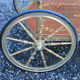 Rolling serving table