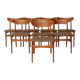 Set of 8 Schiønning & Elgaard Chairs – 1960s Danish Design for HS Møbler
