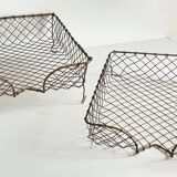 Stackable banks vintage brass wire