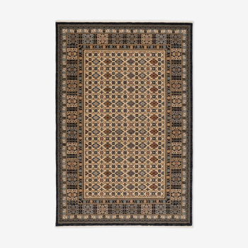 Mina 200X300 cm black Persian carpet