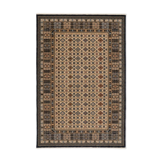 Mina 200X300 cm black Persian carpet