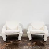 Geometric armchairs by LFM, Poland, 1970s