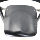 Black Mid Century “SE18” folding chair by Egon Eiermann for Wilde + Spieth