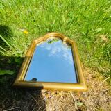 Old golden mirror