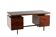 Pierre Guariche, mahogany and lacquered metal desk, 1960s