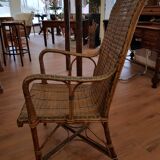 Fauteuil en osier
