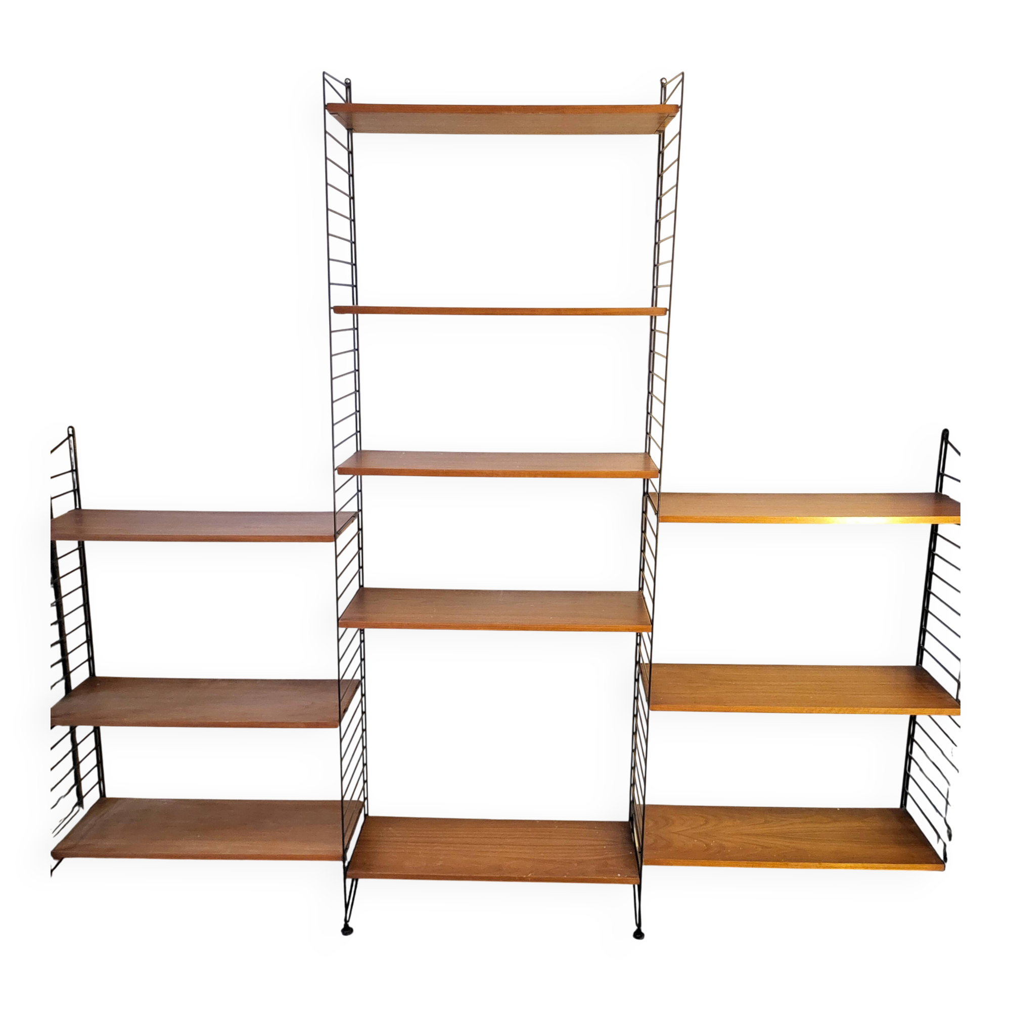 Large Modular String Shelf Scandinavian 1970s