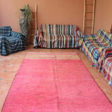 Moroccan Pink Carpet 179 x 326 cm