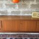 Vintage Scandinavian teak sideboard, 1960.