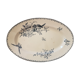 Oval dish in Sarreguemines earthenware