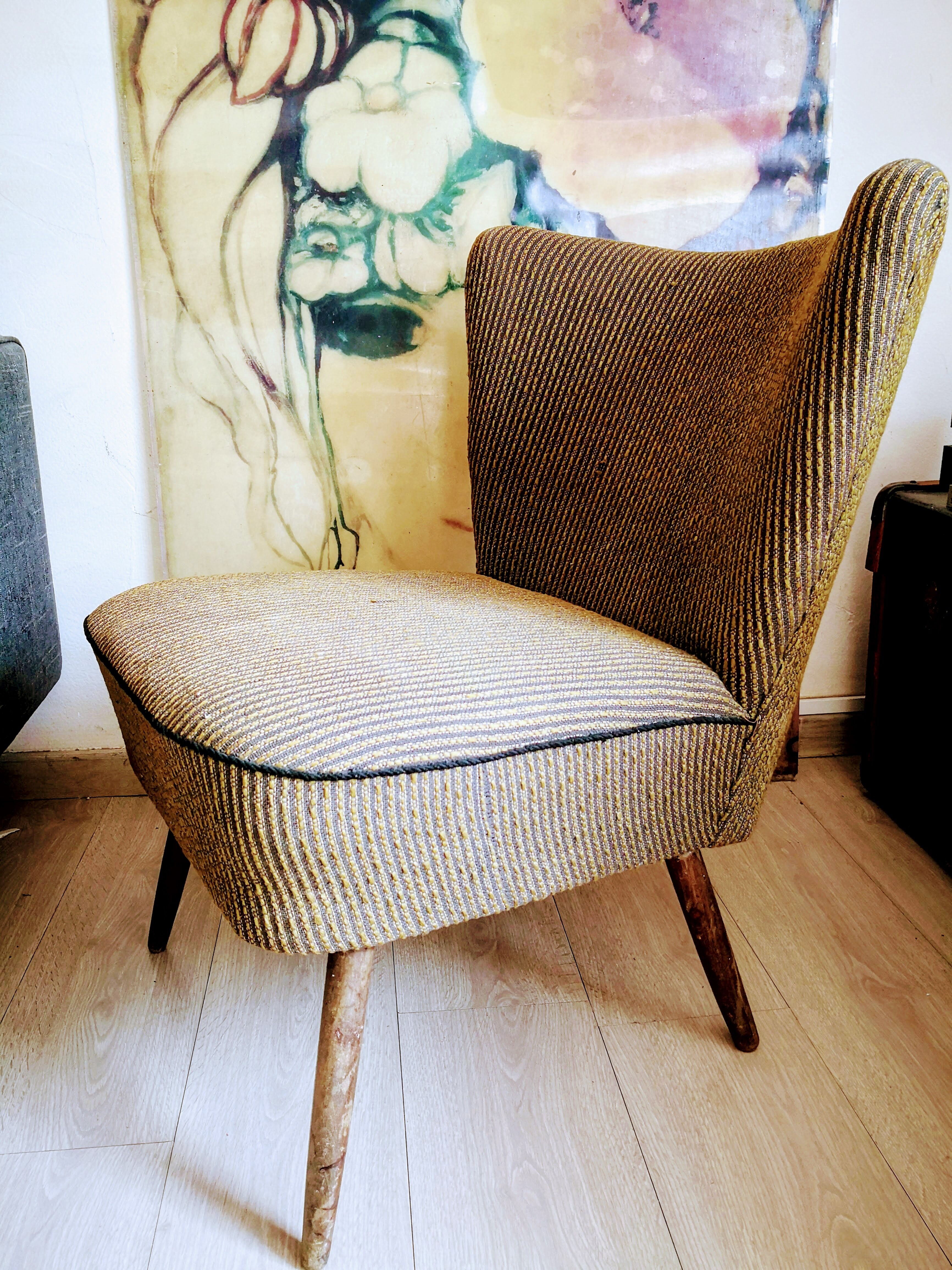 Scandinavian cocktail Chair years 50
