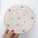 Set of 4 flat plates Niderviller, vintage