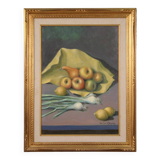 Italian painting Still life signed by Valentino Ghiglia