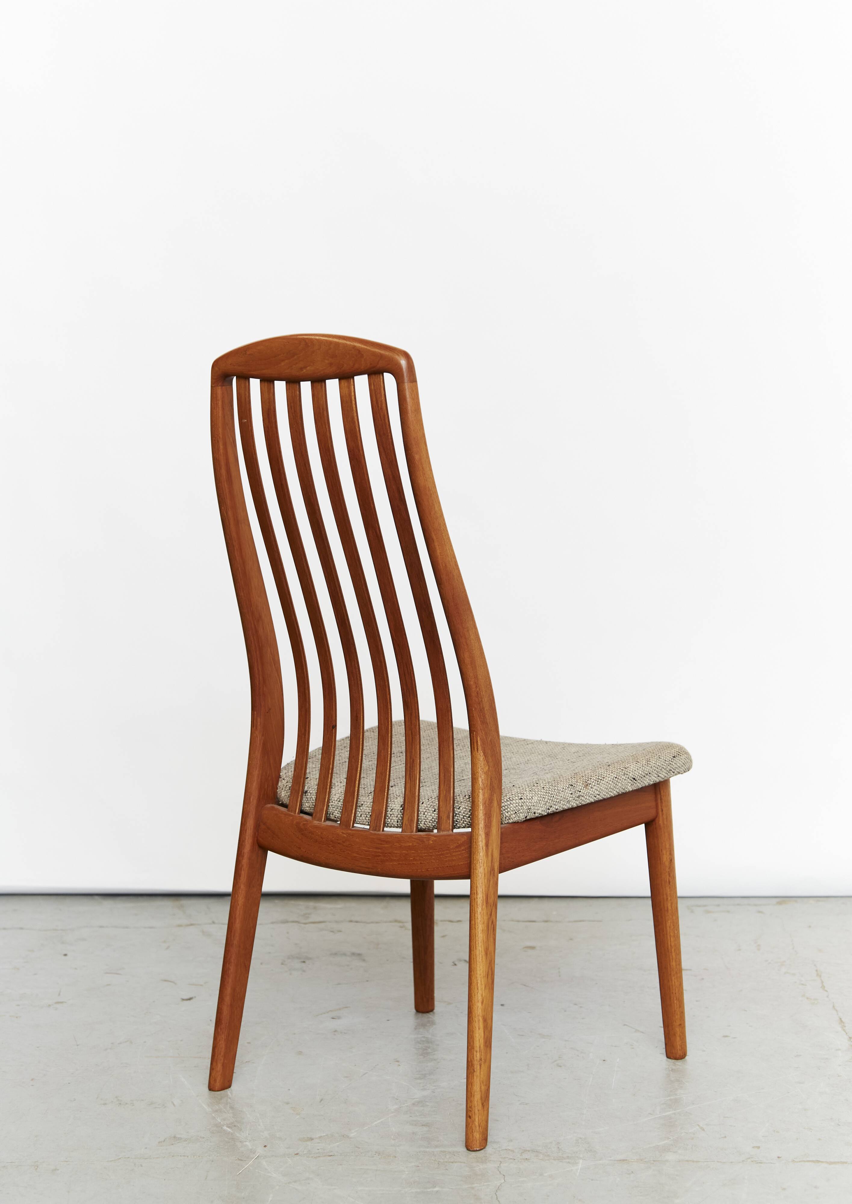 Mid Century Dining Chairs by Schou Andersen I Set of Six