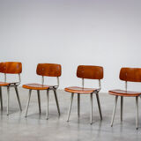 Four 1950 Revolt chairs by Design Friso Kramer