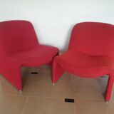 Pair of "Alky" low chairs by Giancarlo Piretti for Castelli