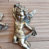 Angels Cherubs in gilded plaster