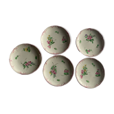 Lot de 5 assiettes à mignardises KG Luneville