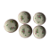 Lot de 5 assiettes à mignardises KG Luneville