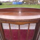 Showcase half moon mahogany, 1900