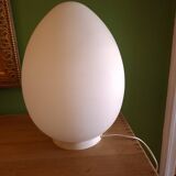 Vintage glass egg lamp
