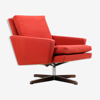 Mid century danish swivel lounge chair