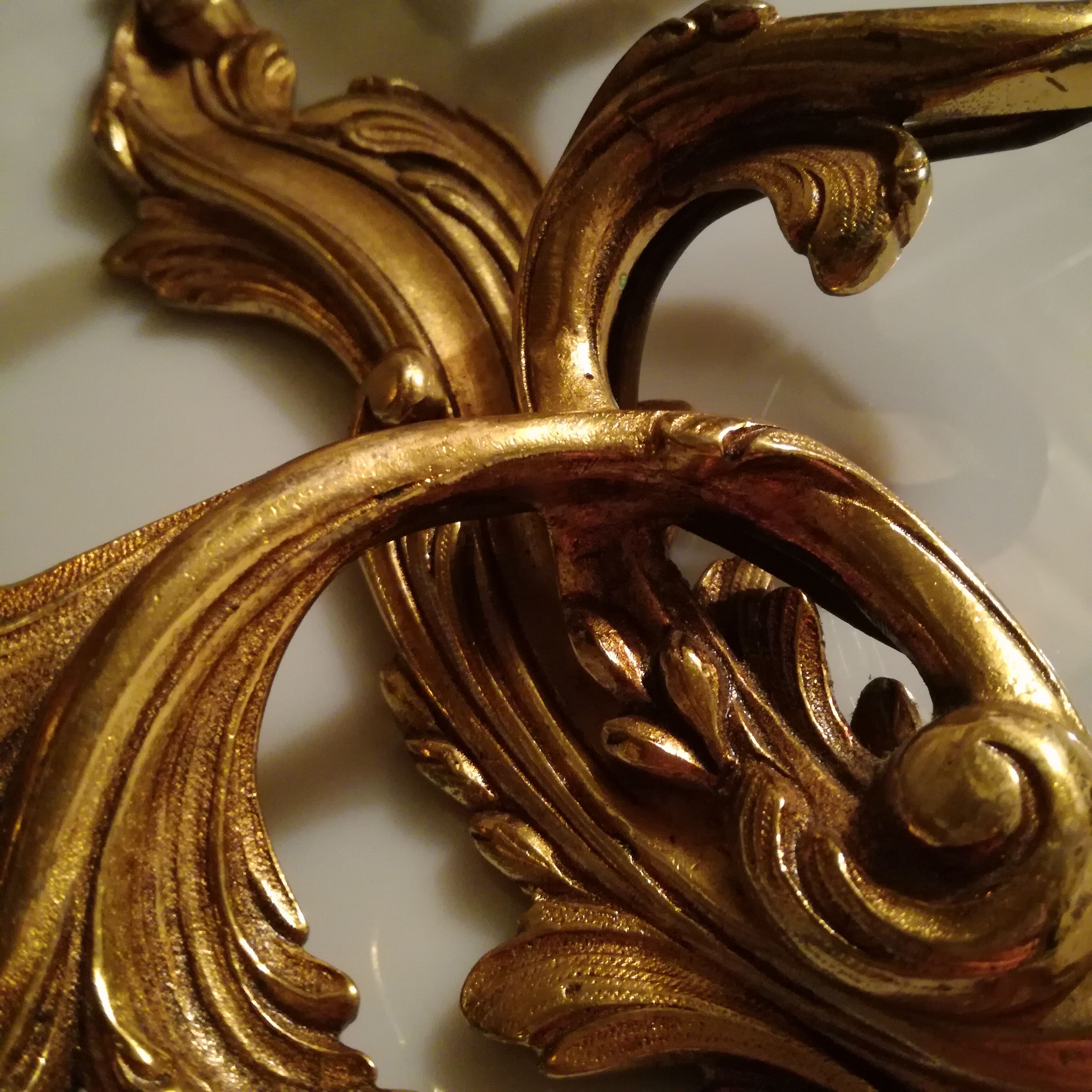 Pair of bronze sconces