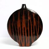 Lenticular vase in the style of Juliette Derel 1950