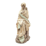 "Vierge à l'enfant" par A. Maeterlinck-Lefebvre