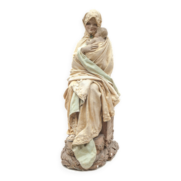 "Virgin with Child" by A. Maeterlinck-Lefebvre