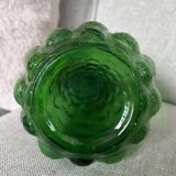 Vintage green glass Italian carafe