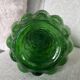 Vintage green glass Italian carafe