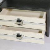 Modernist space age chest of drawers sideboard cabinet, 70s