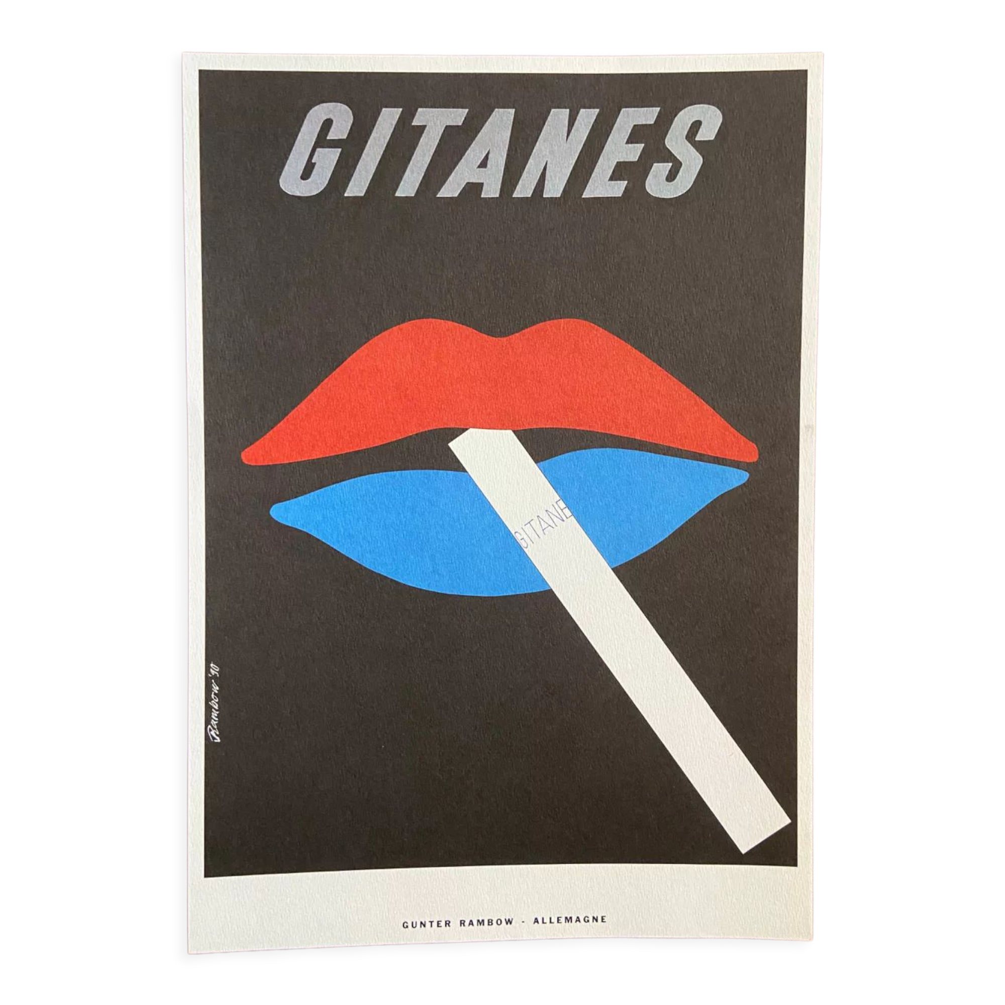 1991 Gitanes poster