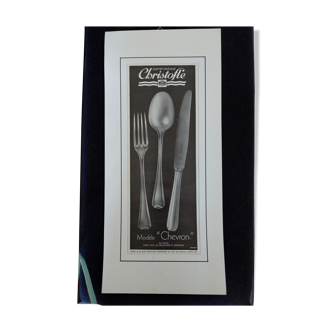 Antique advertising December 27, 1930 vintage cutlery kitchen goldsmith christofle