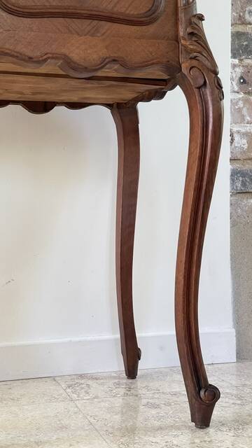 TABLE de Chevet Style Louis XV MARBRE