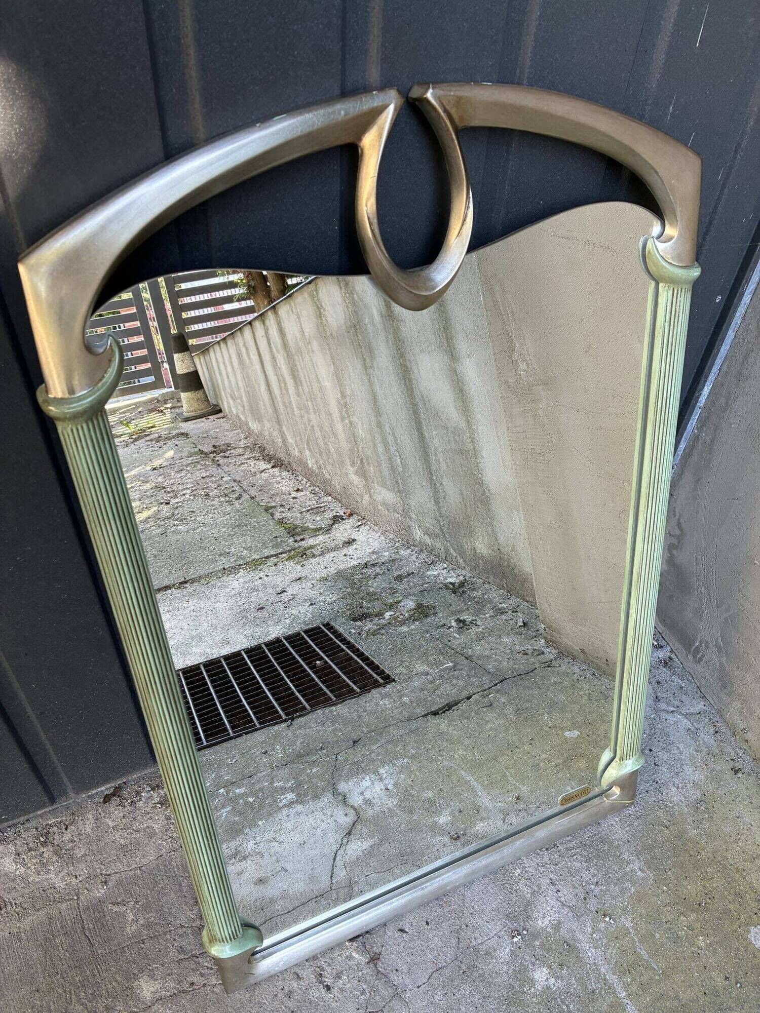 DeKundt Hollywood Regency wall mirror, Belgium, 1980s