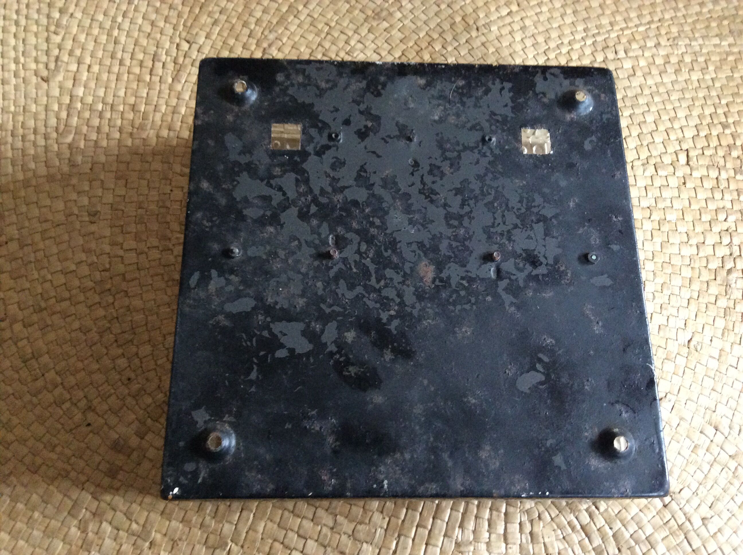 Vintage square applique