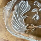Antique glass cake dish