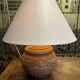 Lampe à poser en terre cuite