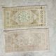 Set of 2 vintage handmade Turkish rugs 50x99 cm
