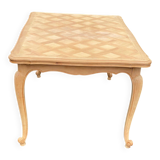 Louis XV extendable dining table from the 20th century, renovated in cherry wood, 250cm.