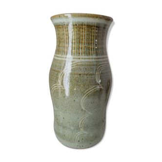 Benedict Dangon signed stoneware vase