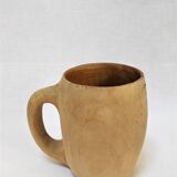 Brutalist wooden cup