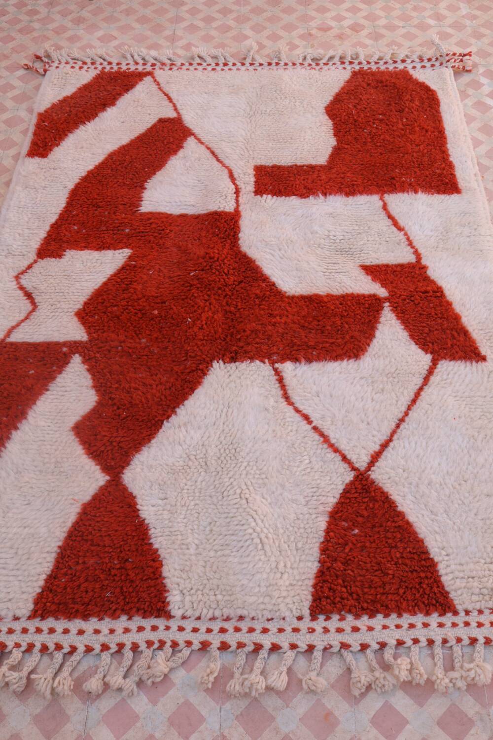 Berber Beni Ouarain wool rug