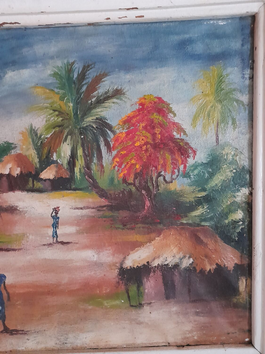 Oil painting signed exotic theme